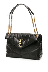 Puffer Medium Shoulder Bag, Gold Hardware