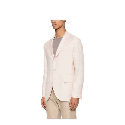 Wool Blend Single-Breasted Jacket