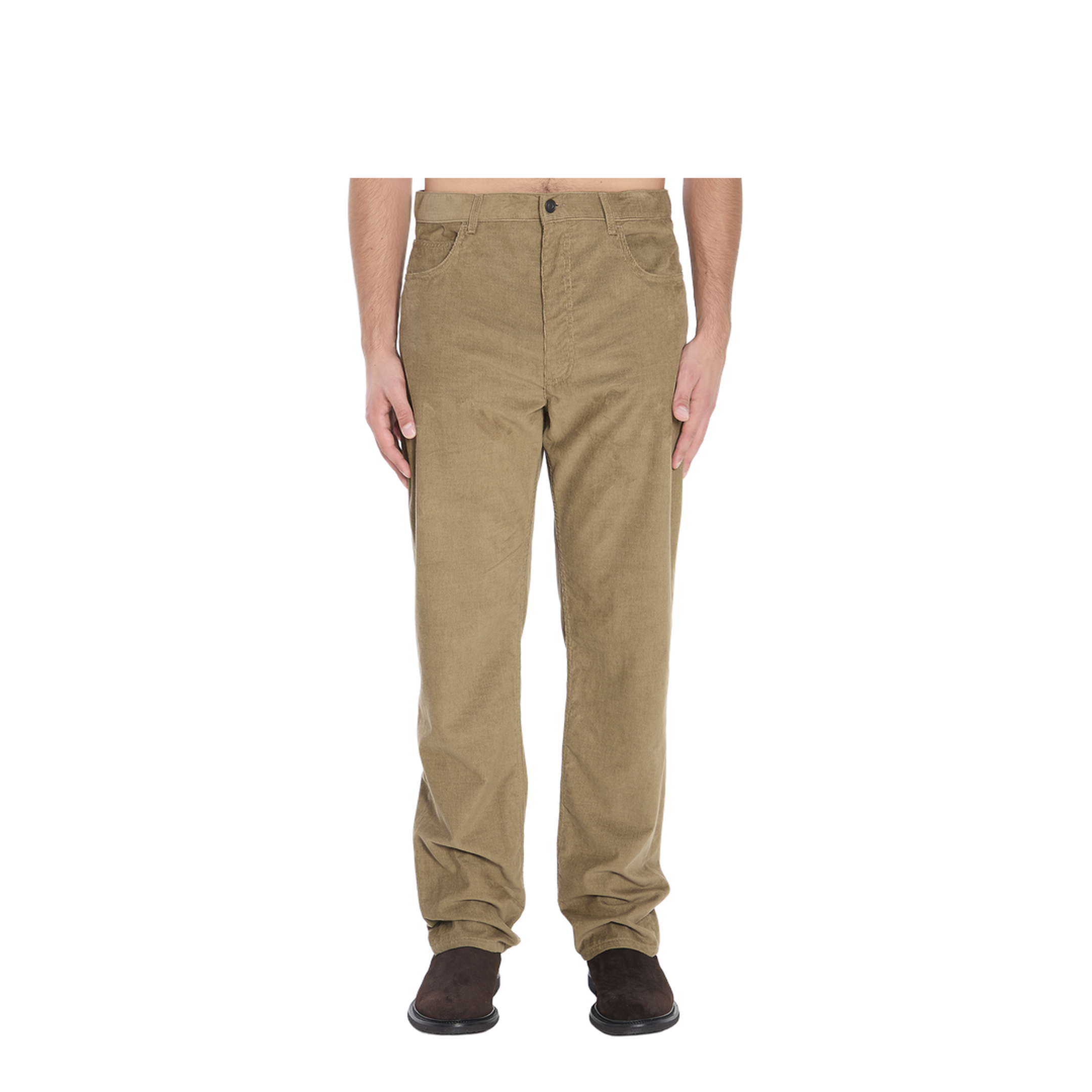 Fred Pant Beige in Corduroy