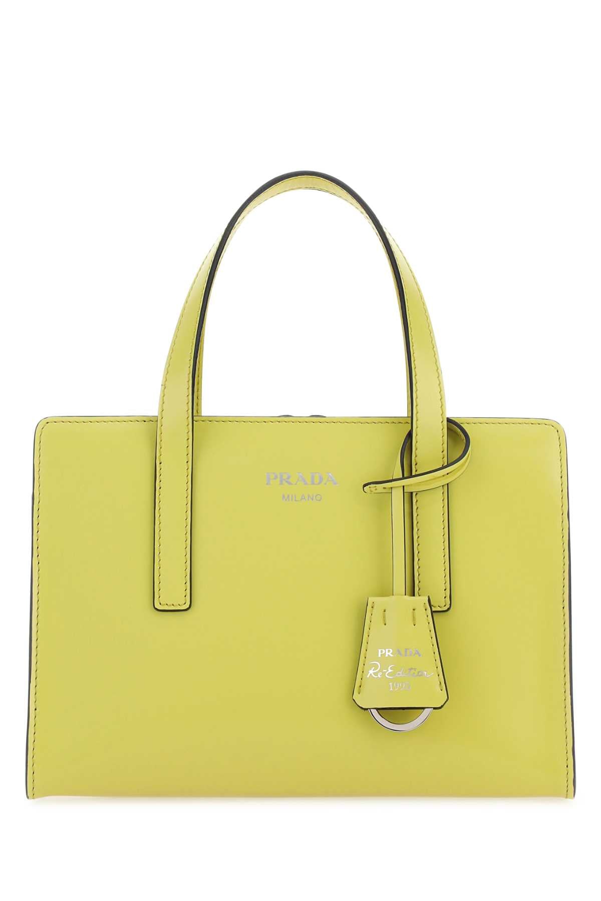 Re-Edition 1995 Small Calf Leather Handbag - Acid Green