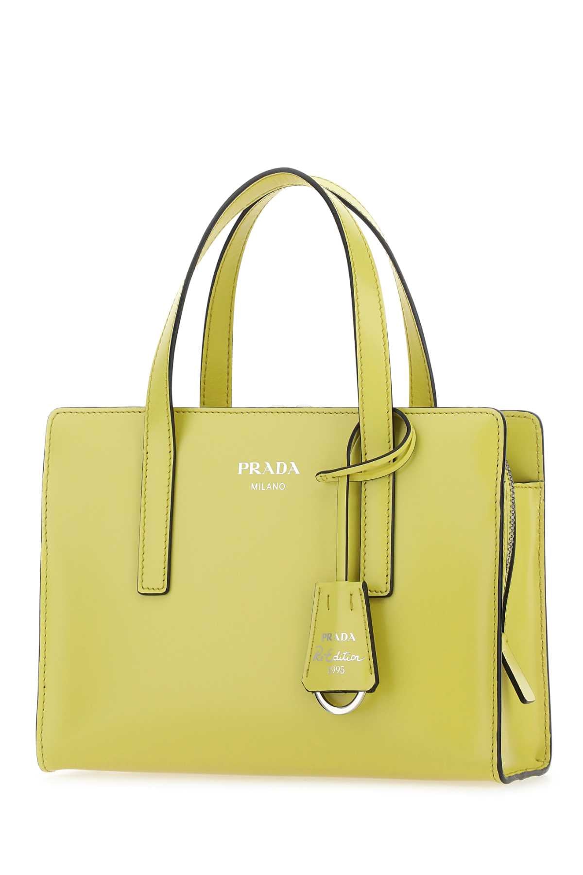 Re-Edition 1995 Small Calf Leather Handbag - Acid Green