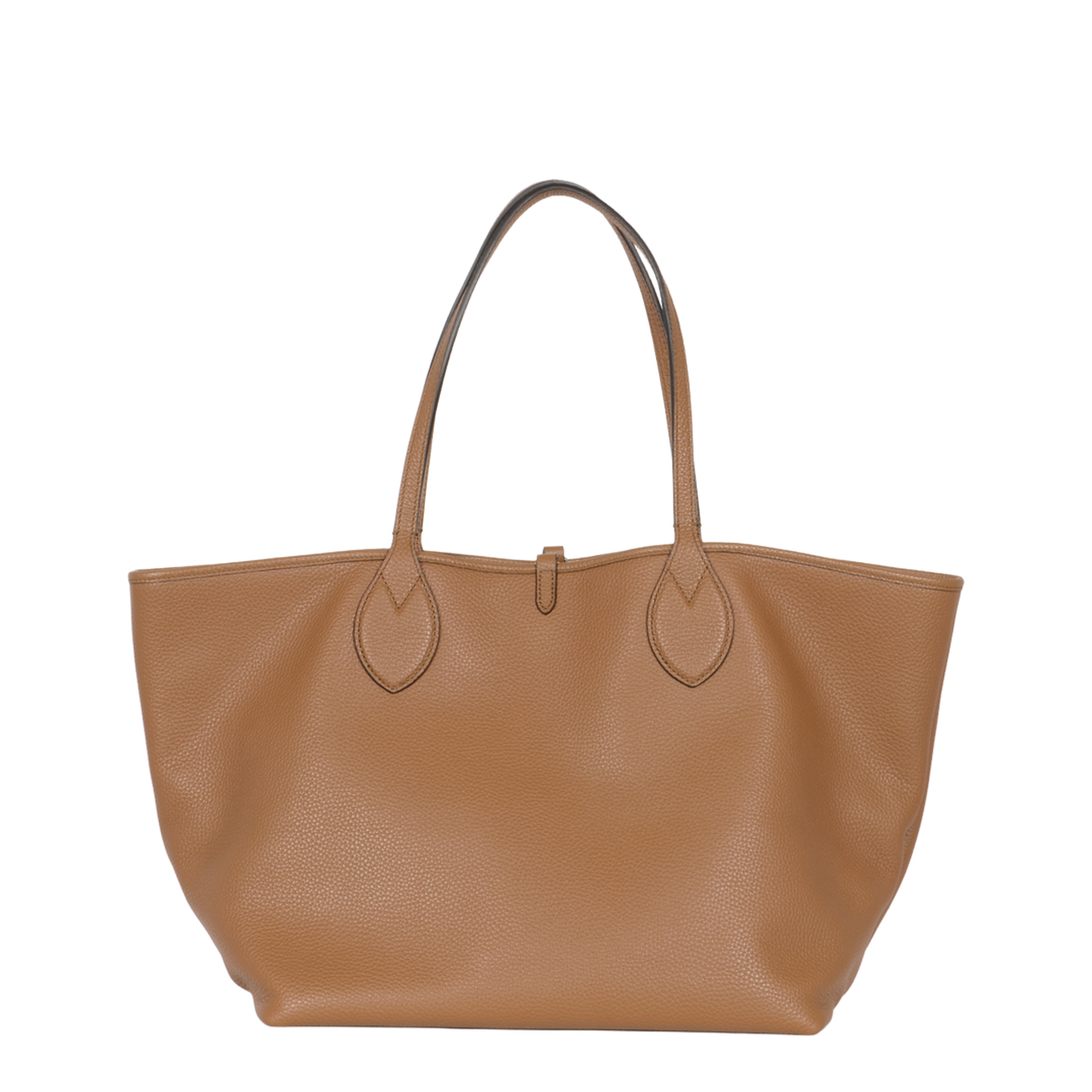Totissima Large Leather Tote Bags - Brown