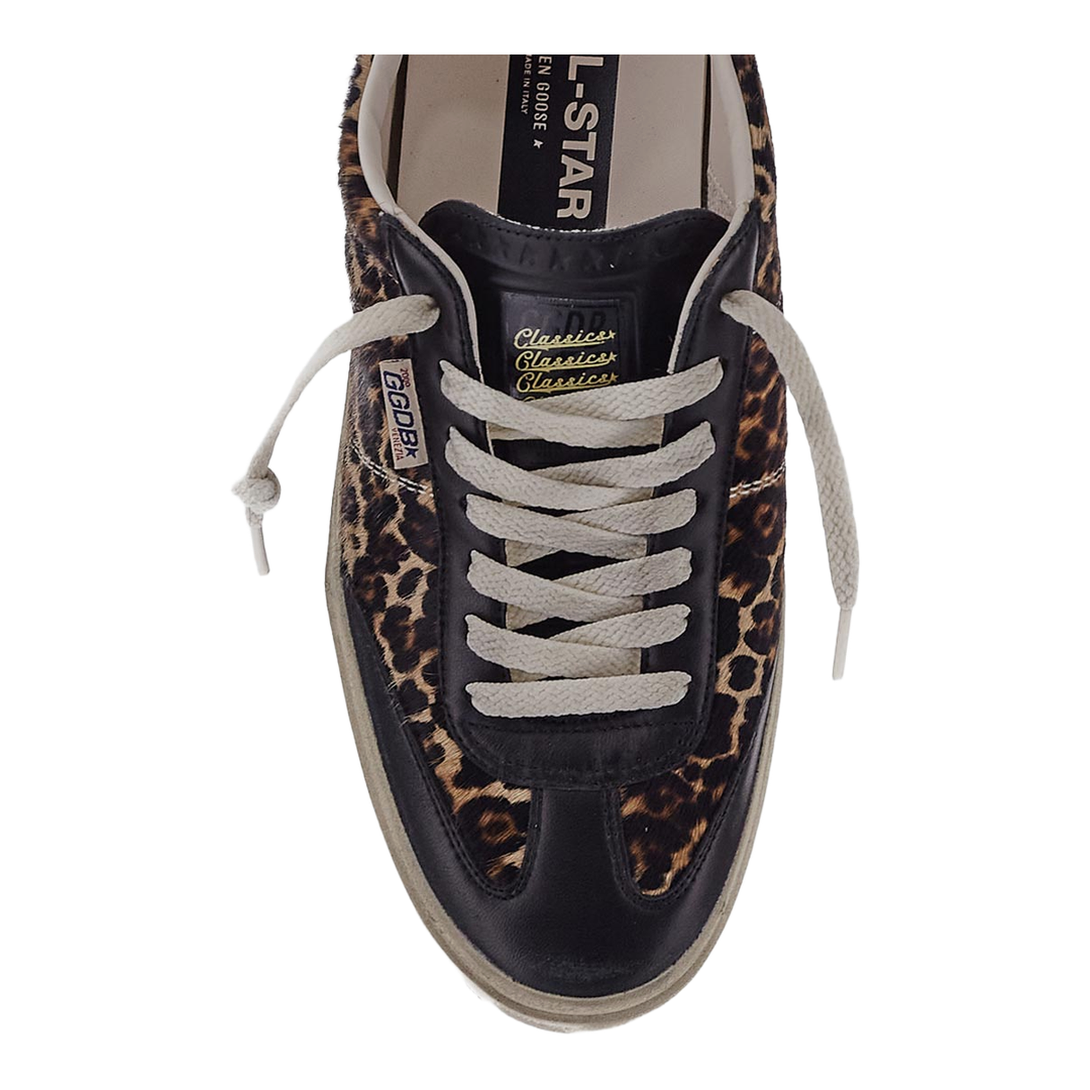MAYFEYR - Golden Goose - Soul-Star Leopard Sneakers - GMF00464F00505181472