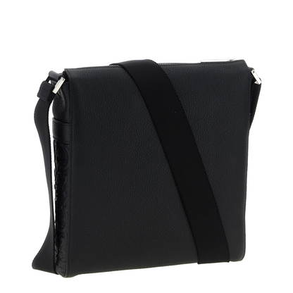 Gancini Crossbody Bag Black