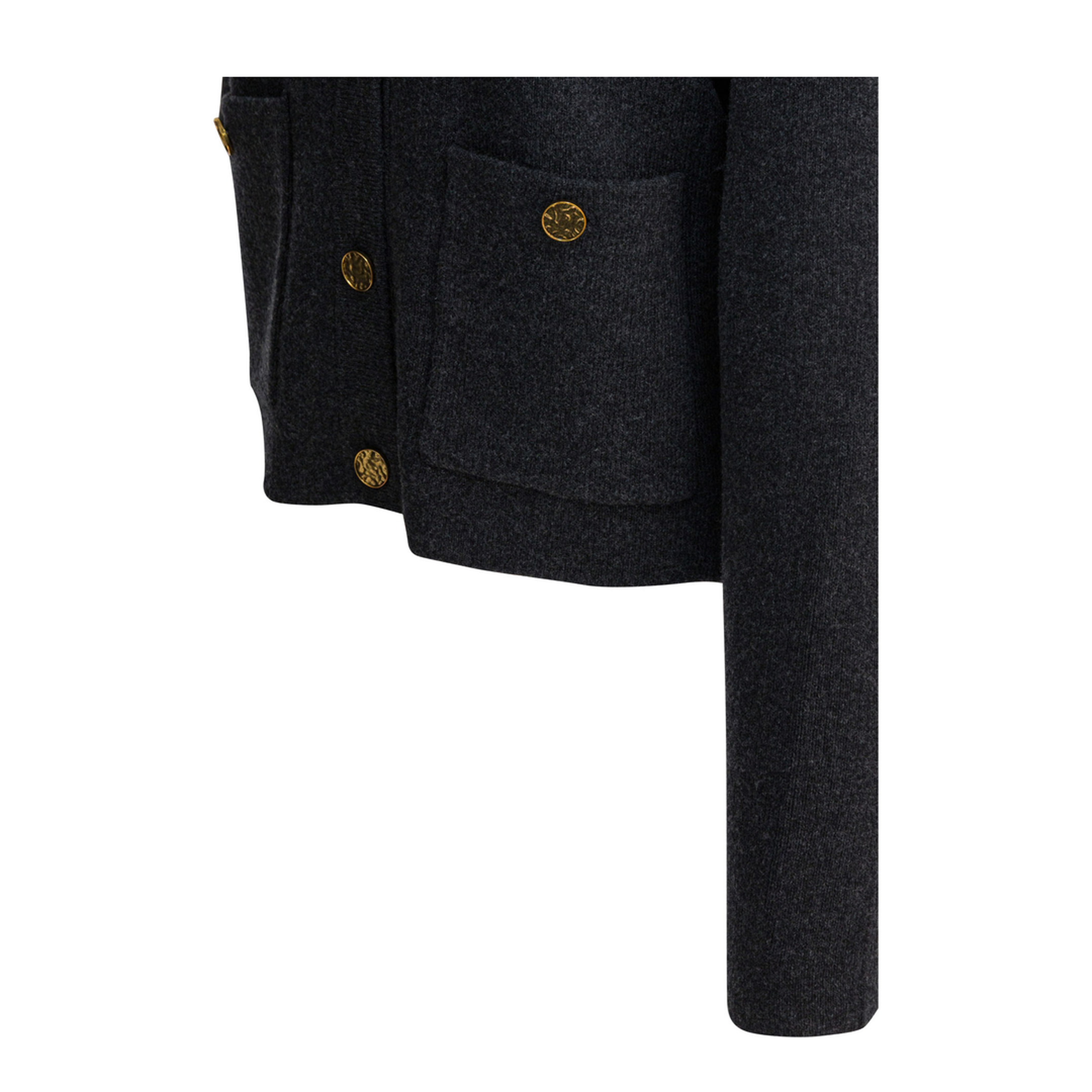 MAYFEYR - Toteme - Wool Blend Cardigan - 261-WRT4357-YA0279-315CHARCOAL