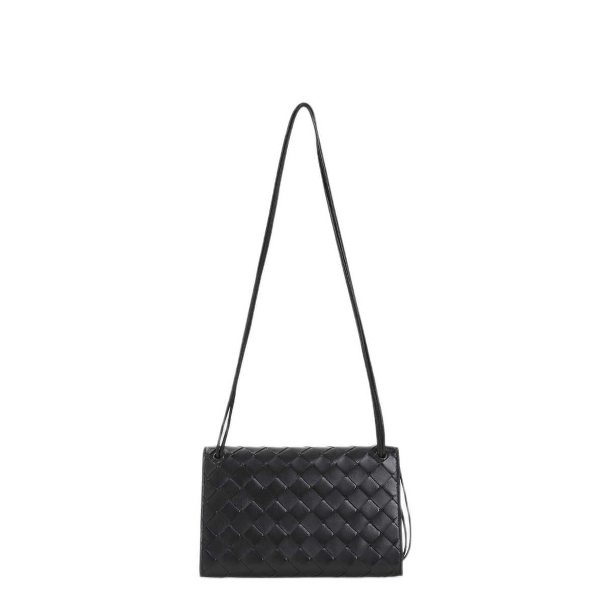 MAYFEYR - Bottega Veneta - Black Grained Leather Andiamo Slim Pouch - 836940VCPP21019