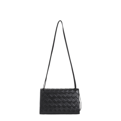 MAYFEYR - Bottega Veneta - Black Grained Leather Andiamo Slim Pouch - 836940VCPP21019