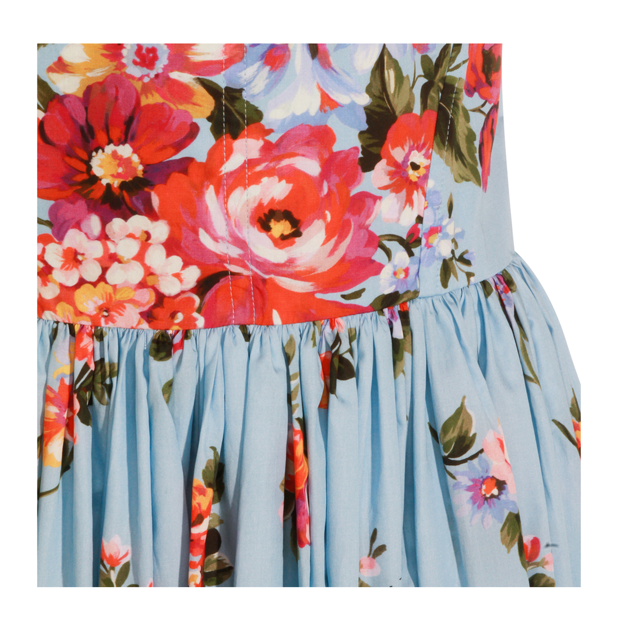 Maxi Dress with Floral Print