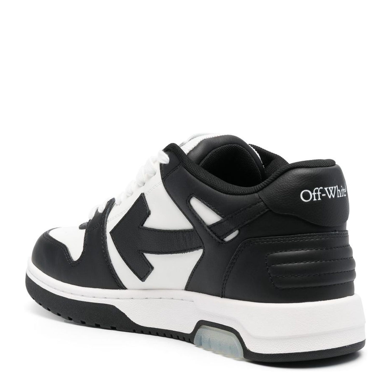 Out Of Office Leather Sneakers - Black