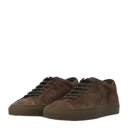 MAYFEYR - Common Projects - Dark Brown Suede Achilles Sneakers - 26119417