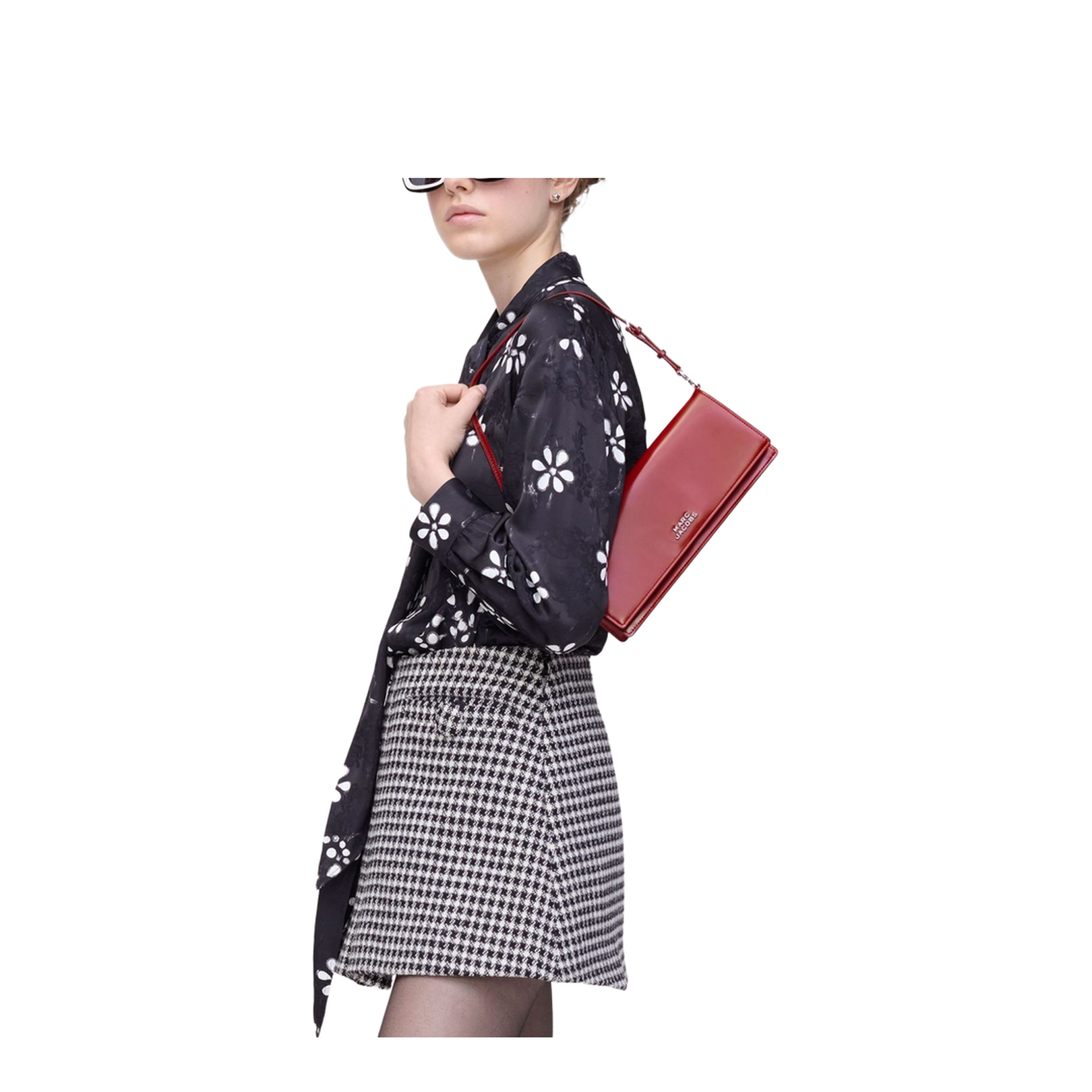 Mirror Shoulder Leather Bag