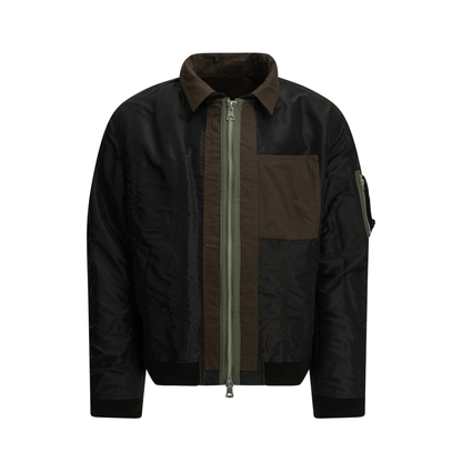 MAYFEYR - Sacai - Nylon Twill X Ripstop Reversible Quilted Jacket - 2604035M602