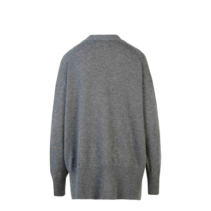 Grey Cashmere Cardigan