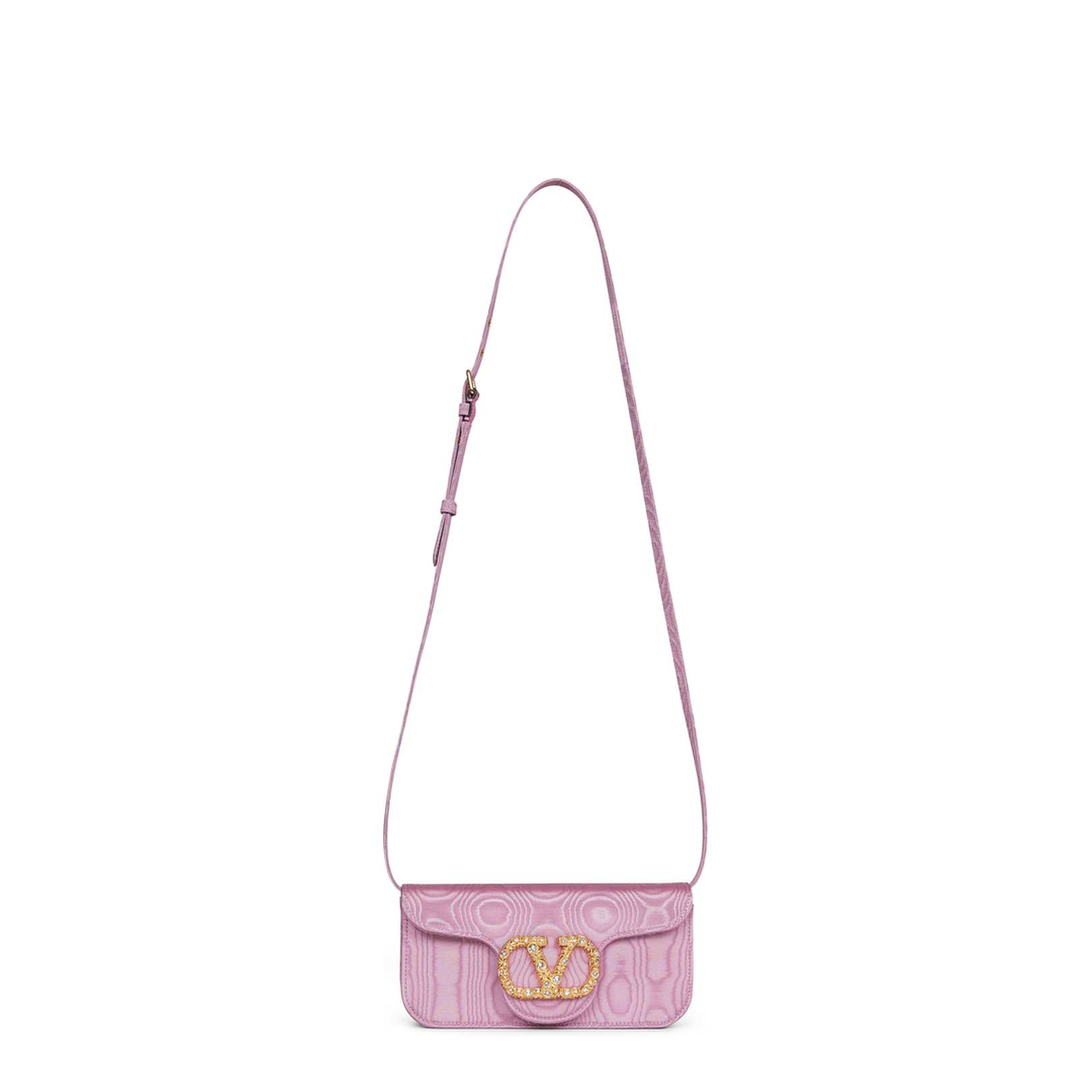 Pink Fabric Loca Clutch