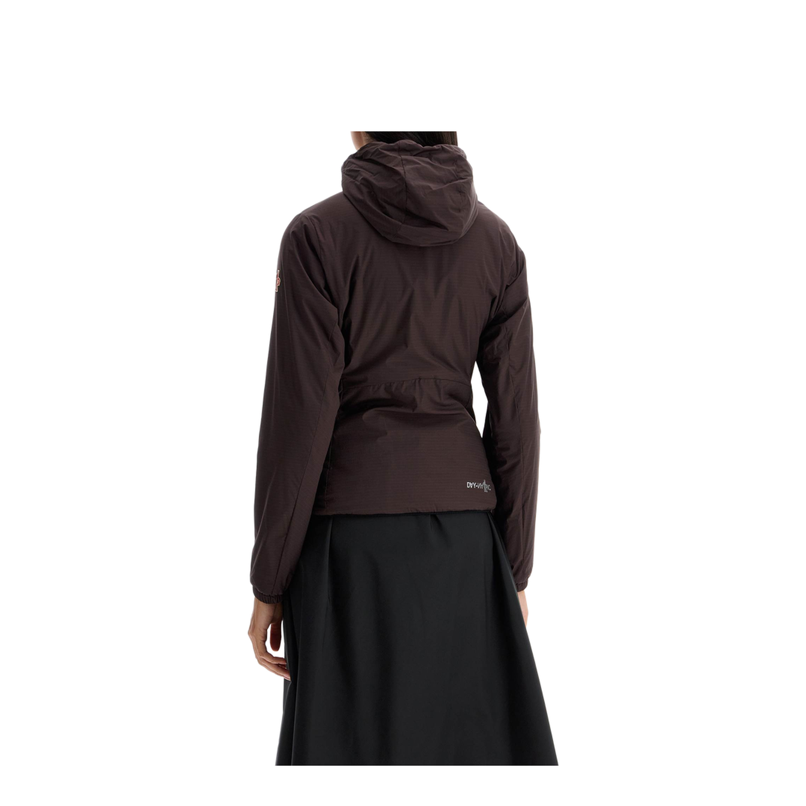 Hooded Jacket In Dark Brown