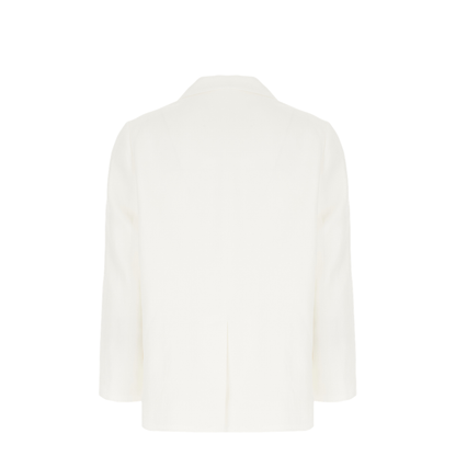 Ivory Jersey Blazer