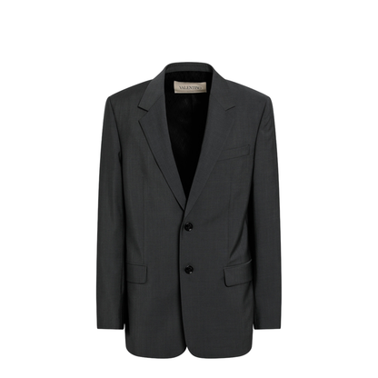 MAYFEYR - Valentino - Single-Breasted Wool And Mohair Jacket In Black - 9V3CEK4025S4H2