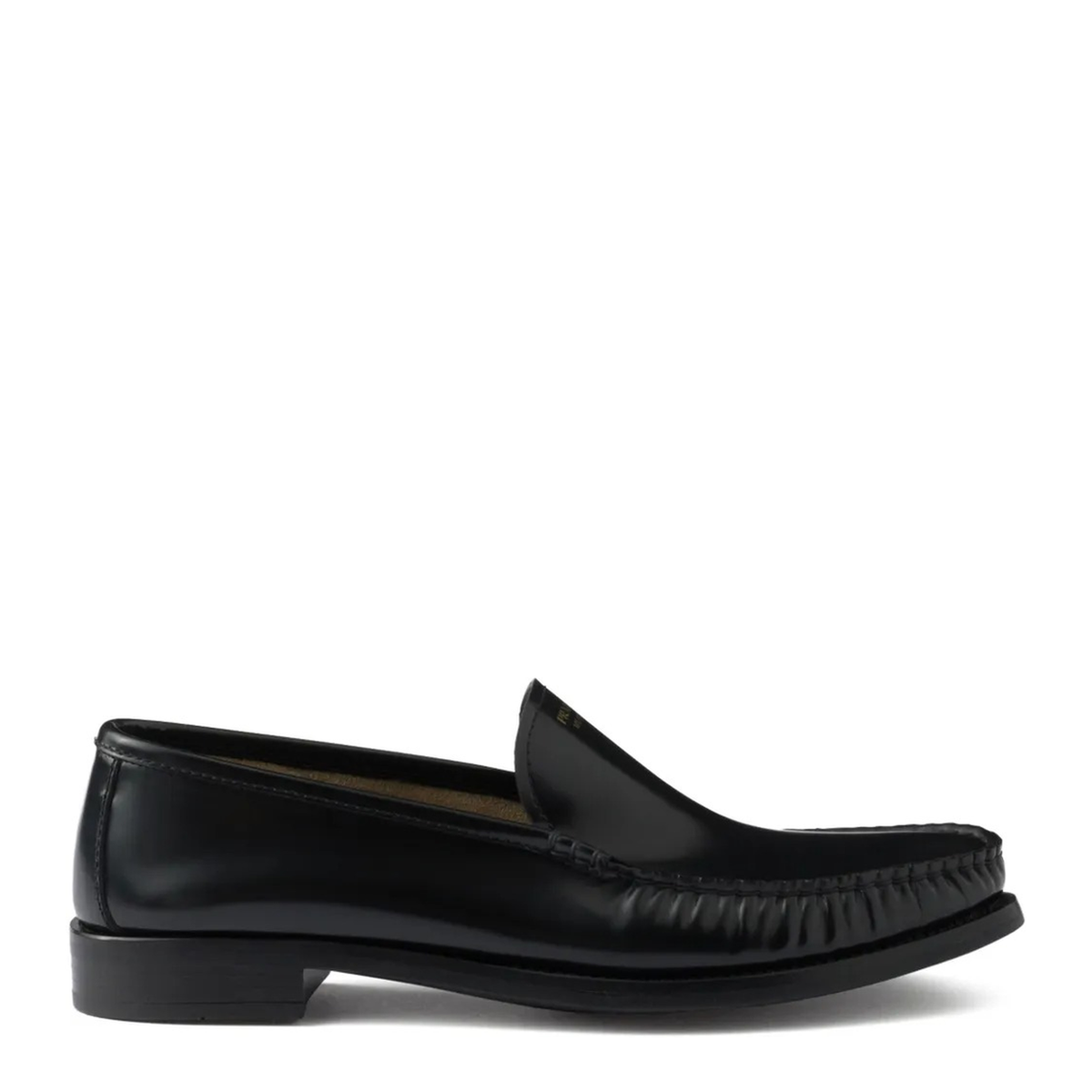 Brushed Fumé Leather Loafers