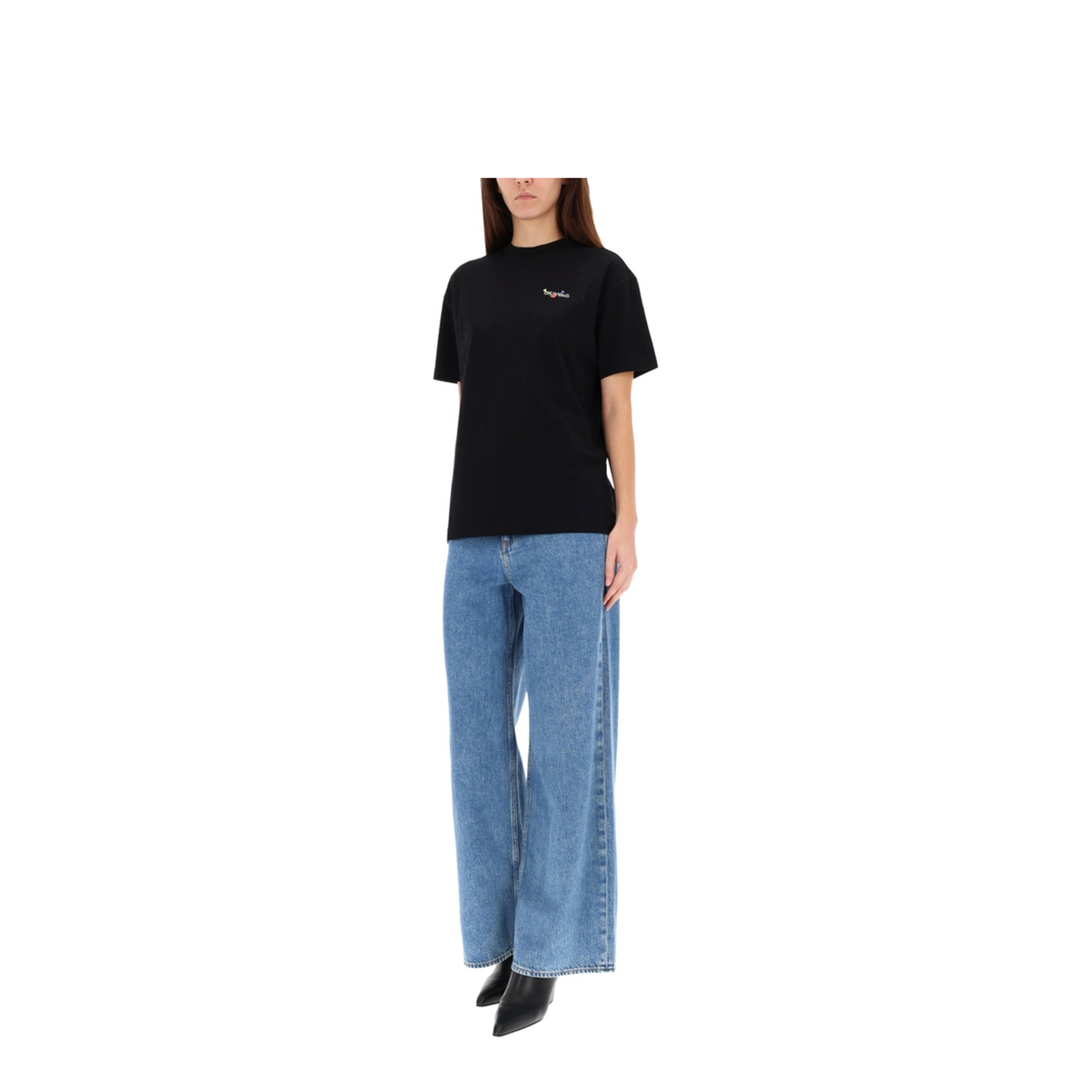 Arrow Glass Flower Regular Logo T-Shirt