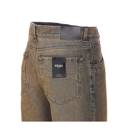 MAYFEYR - Fendi - Brown Jeans - FLP285AT2IF0ZJ4