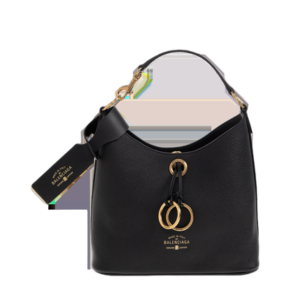 MAYFEYR - Balenciaga - Black Leather Carrie Handbag - 8456012ABNQ1000