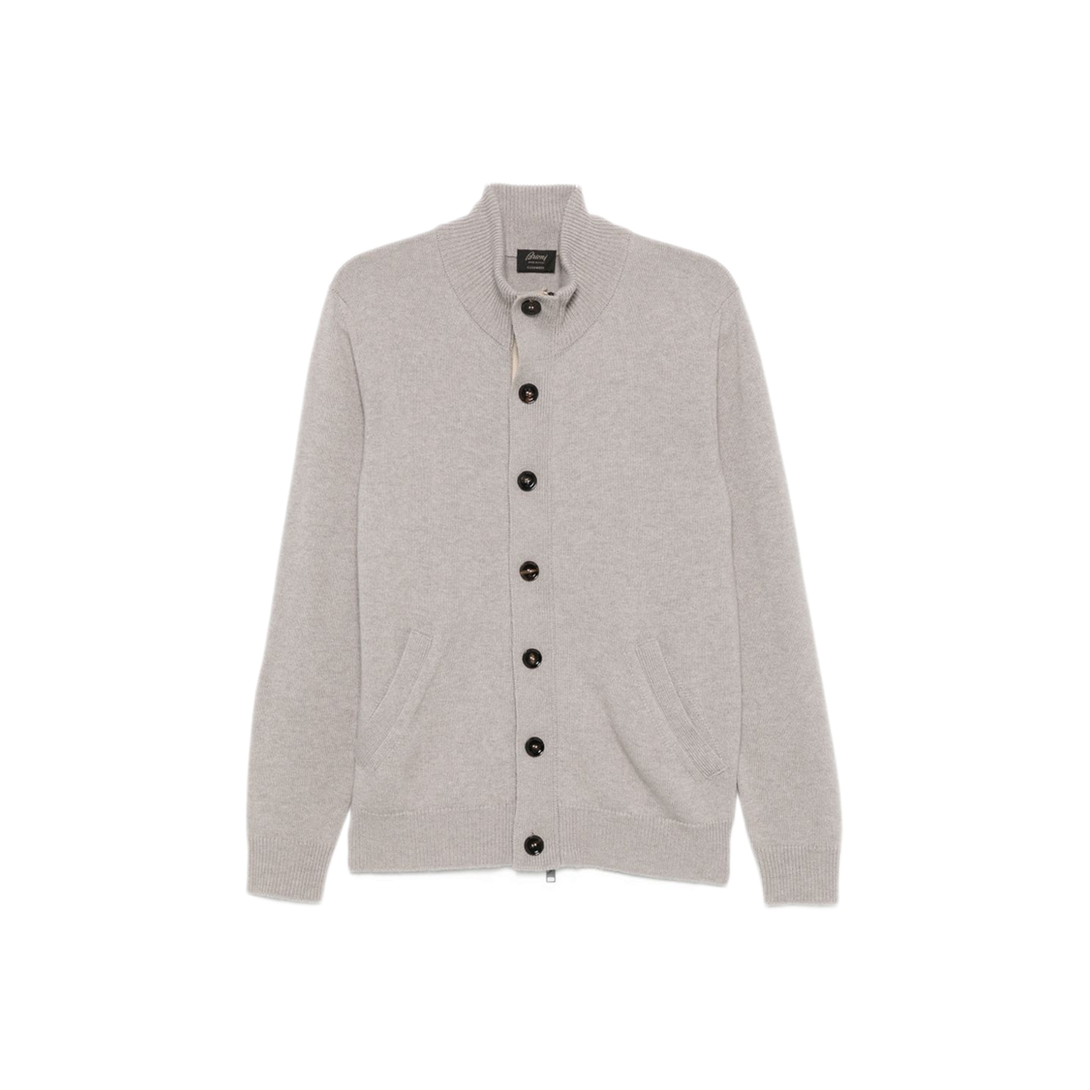 MAYFEYR - Brioni - Grey Cashmere Cardigan - UMIF0LO2K061600