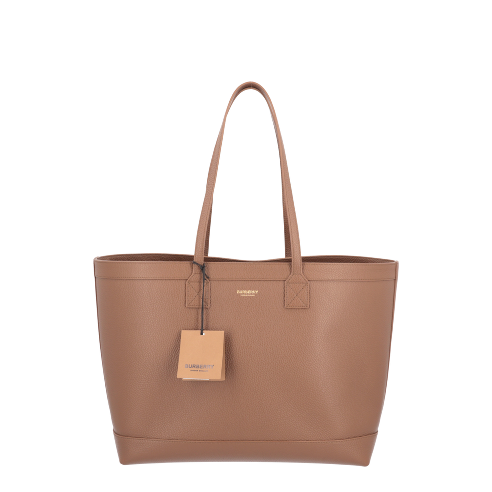 Medium Grainy Leather London Tote Bag
