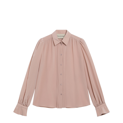 Pink Silk Shirt
