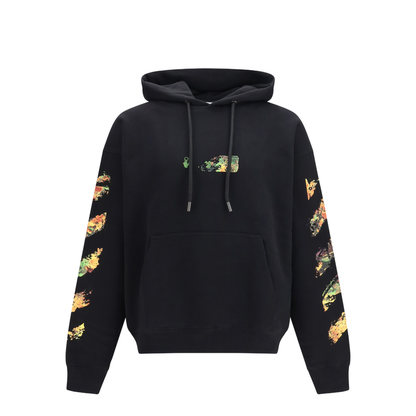 MAYFEYR - Off-White - Spray Arrow Hoodie - OMBB085F26FLE00400