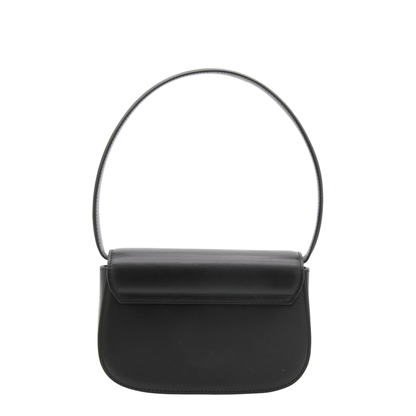 1DR-Iconic Nappa Leather Shoulder Bag - Black