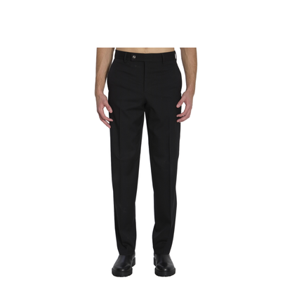 Black Wool Trousers