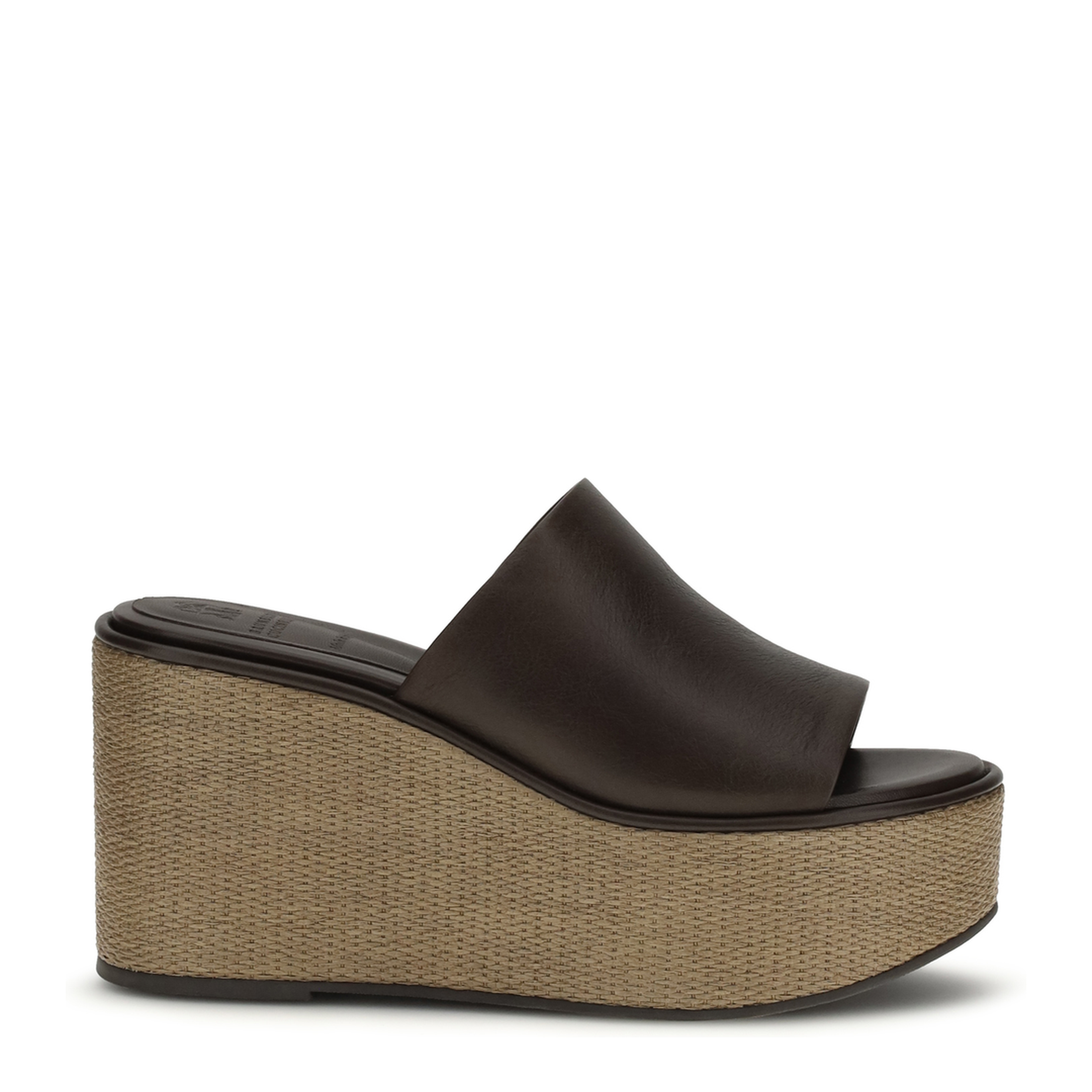 MAYFEYR - Brunello Cucinelli - Leather Wedge Sandals - MZSLG3213