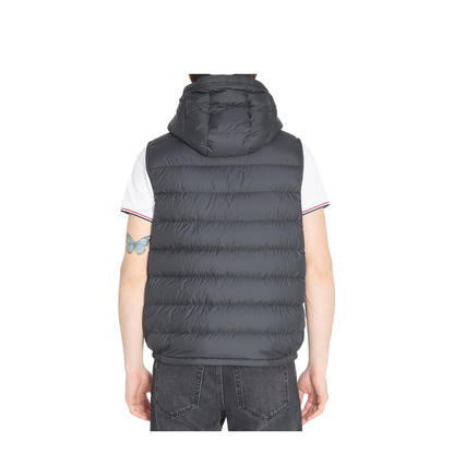 Black Marseillan Hooded Down Gilet