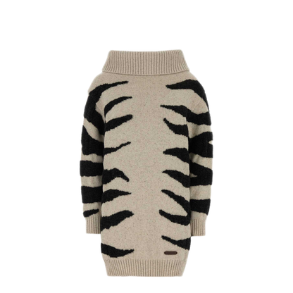 MAYFEYR - Moschino - Sand Wool Blend Sweater Dress - A049755034006