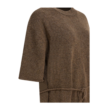 MAYFEYR - Umarmung - Wool Blend Crew Neck Sweater - UM253APO11SEPIA