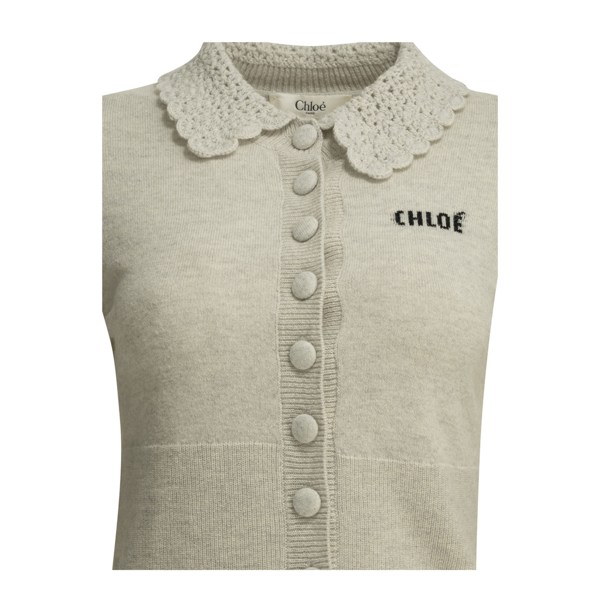 MAYFEYR - Chloè - Polo Sweater With Logo - CH26AMC1671100N