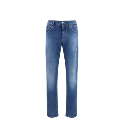 MAYFEYR - Dolce & Gabbana - Slim Stretch Jeans With Dg Logo - GY07CZG8PQ3S9001