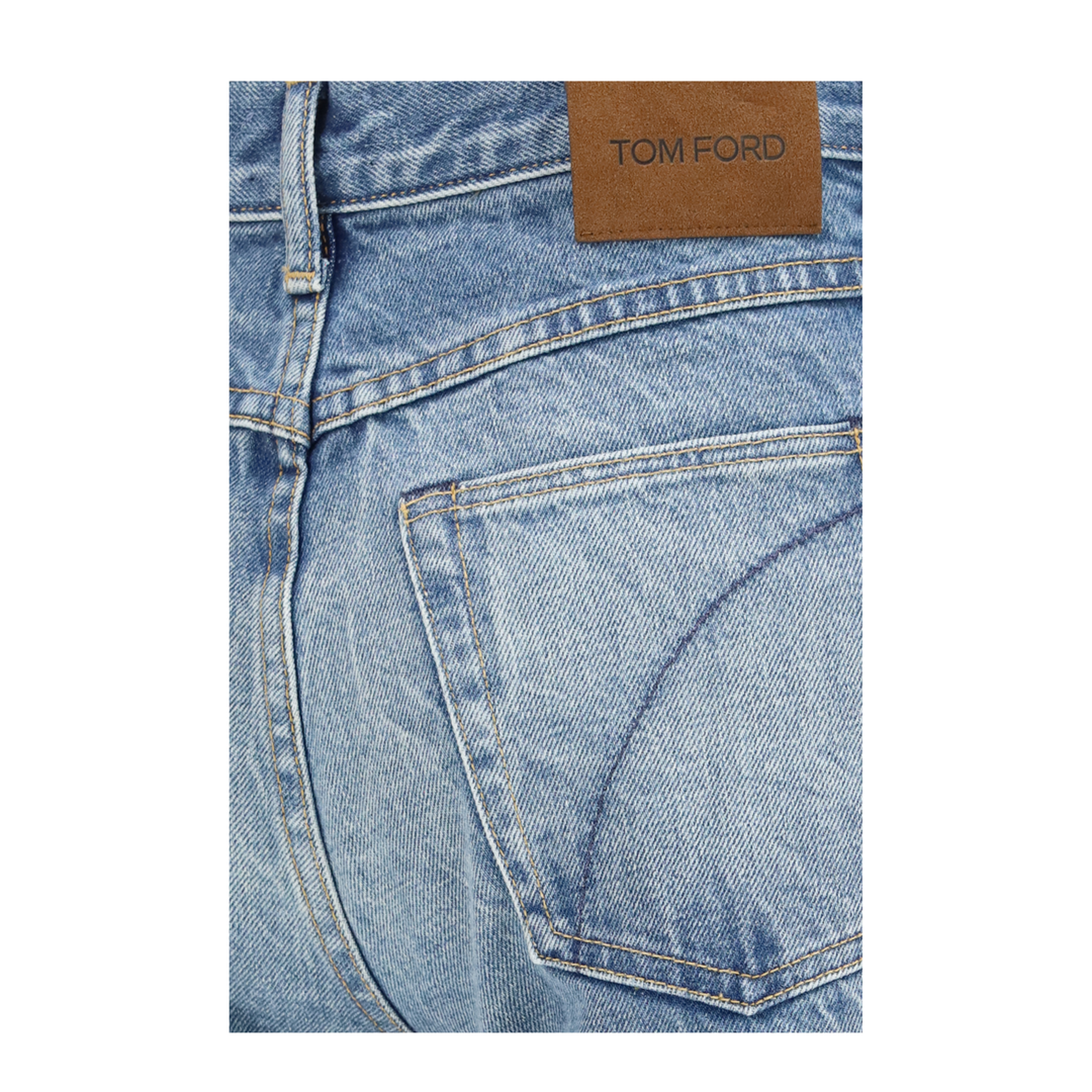 MAYFEYR - Tom Ford - Washed Denim Cigarette Jeans - PAD126DEX243UAW