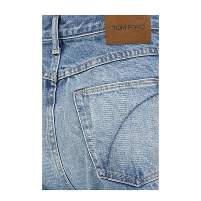 MAYFEYR - Tom Ford - Washed Denim Cigarette Jeans - PAD126DEX243UAW