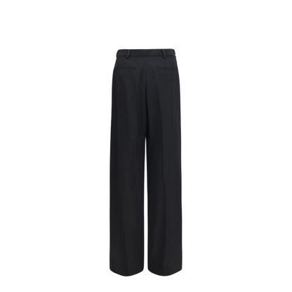 MAYFEYR - Saint Laurent - Fluid Grain De Poudre Trousers - A000O7Y7E63