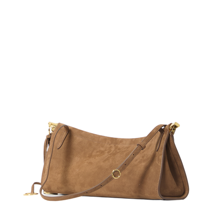 MAYFEYR - Alaia - Brown Le Click East West Medium Bag In Nubuck - AA1S01430CA214731
