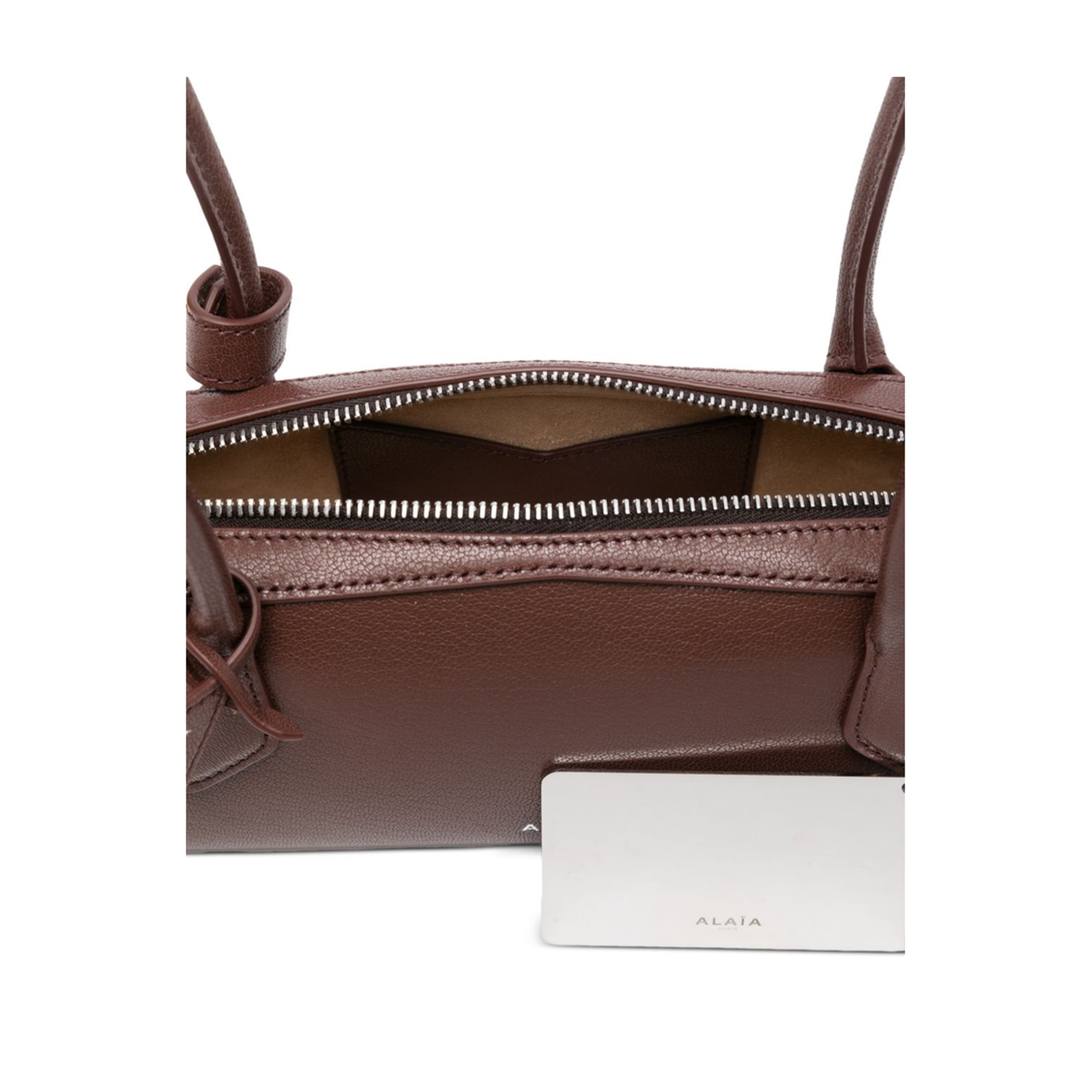 Le Teckel Small Goatskin Shoulder Bag - Brown