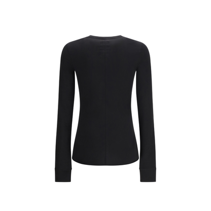 Black Cotton Sweater
