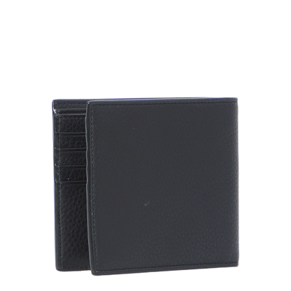 Tiny Cassandre East/West Wallet in Grained Leather (Black)