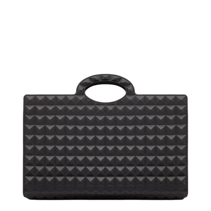 Black Rubber Le Troisième Shopping Bag