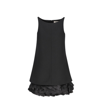 Bouquet Mini Dress in Gauffered Double Wool