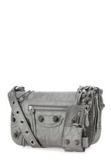 Silver Le Cagole Crossbody Bag