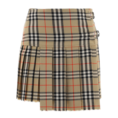 MAYFEYR - Burberry - Vintage Check Patterned Skirt - 8025832