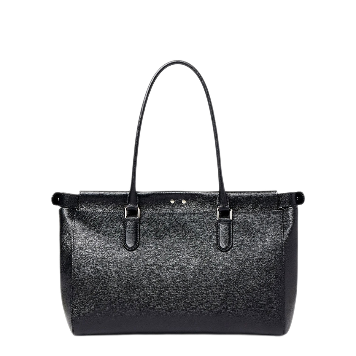 Peekaboo Small Calfskin Tote - Black