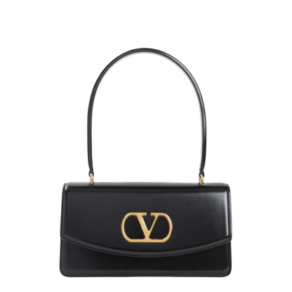 Shiny Calfskin Shoulder Bag